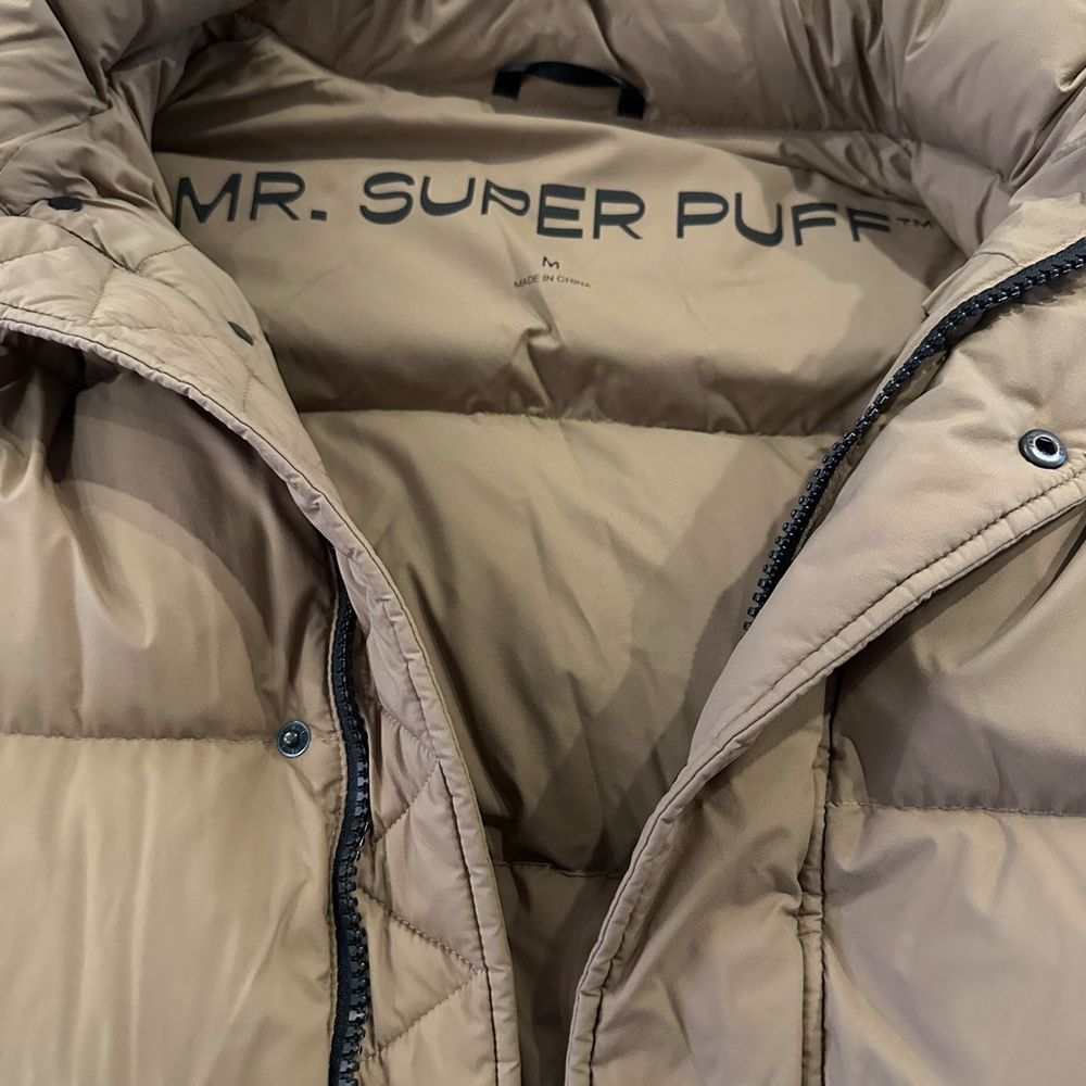 Aritzia Mr. Super Puff Puffer Jacket in Beige